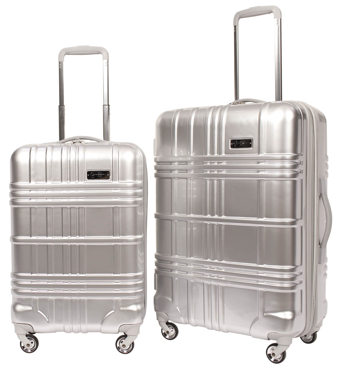 Jessica Simpson Jewel Plaid 24Inch Expandable Upright Softside Luggage